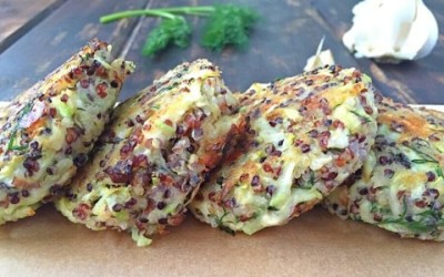 Hamburger vegetariani di zucchine, feta e noci quinoa patties e1463492844722 400x250 1 - Hamburger vegetariani di zucchine, feta e noci