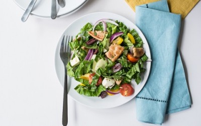 Ricette con quinoa greek fattoush salad 3 400x250 1 - Ricette con quinoa