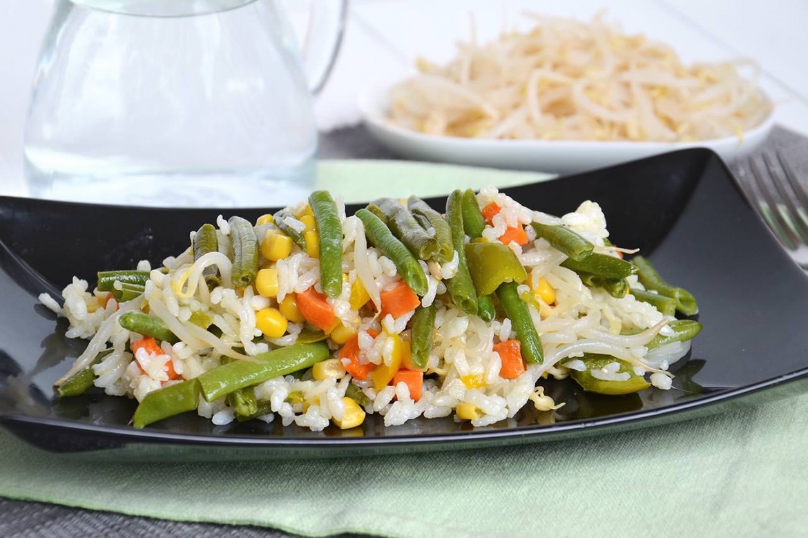 Insalata di riso vegetariana insalata di riso vegetariana 1 - Insalata di riso vegetariana